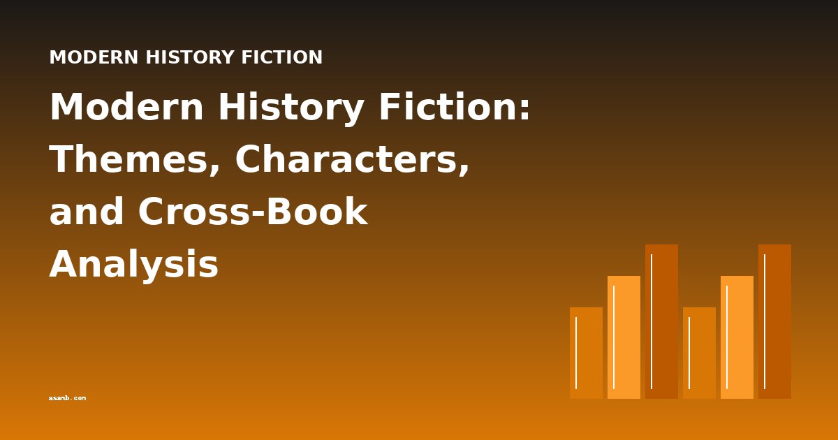 Modern History Fiction: Themes, Characters, and Cross-Book Analysis